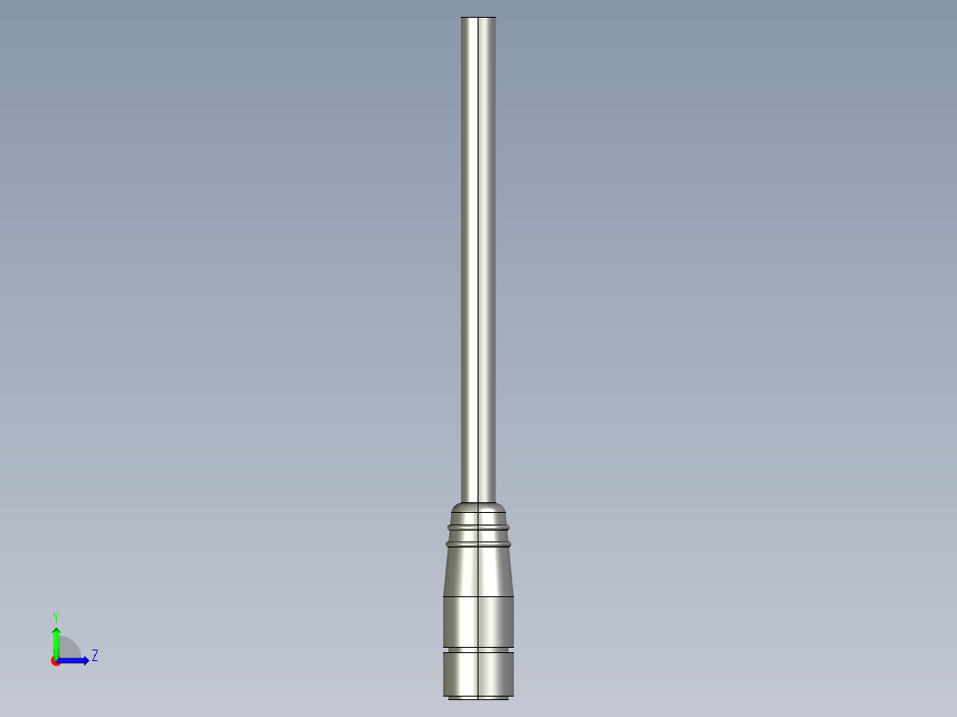 基恩士FS-V34C(P)_cable_kc图纸模型左视图