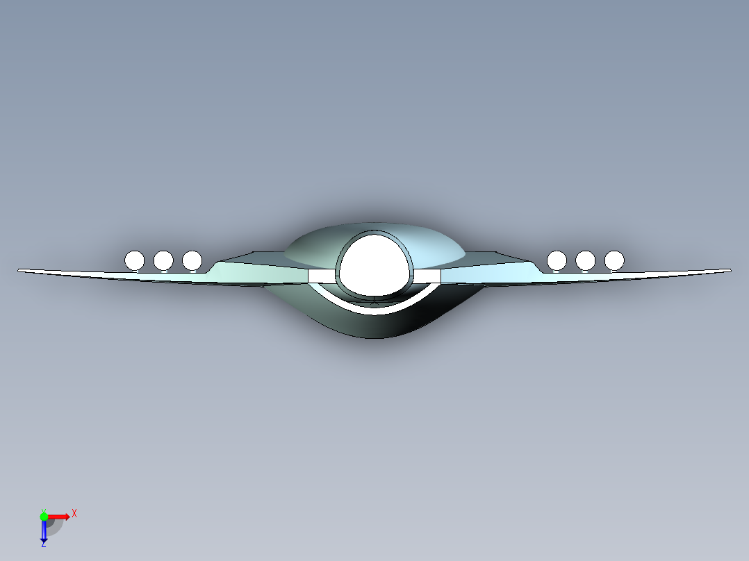 超级英雄喷气机俯视图