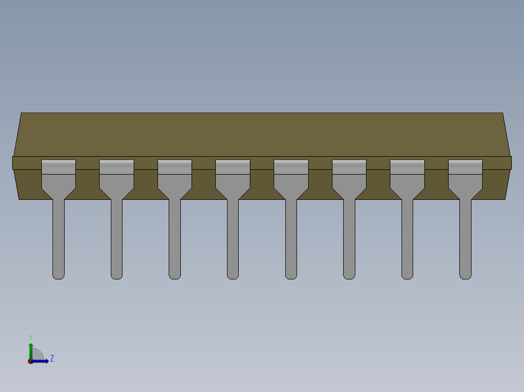 电容器 二极管 电阻器-Resistor 330 Ohm 4116R-1-331LF左视图