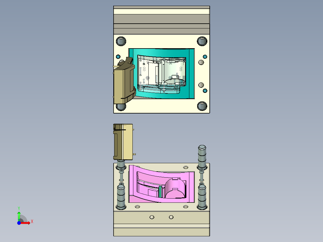 3号模具injection-mold-7前视图