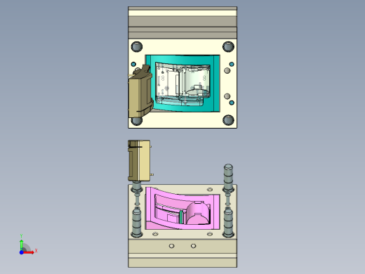 3号模具injection-mold-7前视缩略图