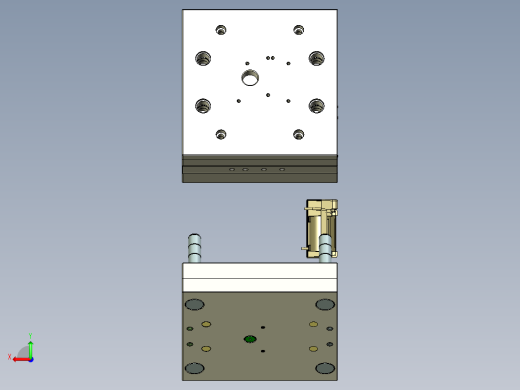 3号模具injection-mold-7后视缩略图