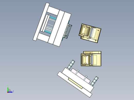 3号模具injection-mold-7左视缩略图