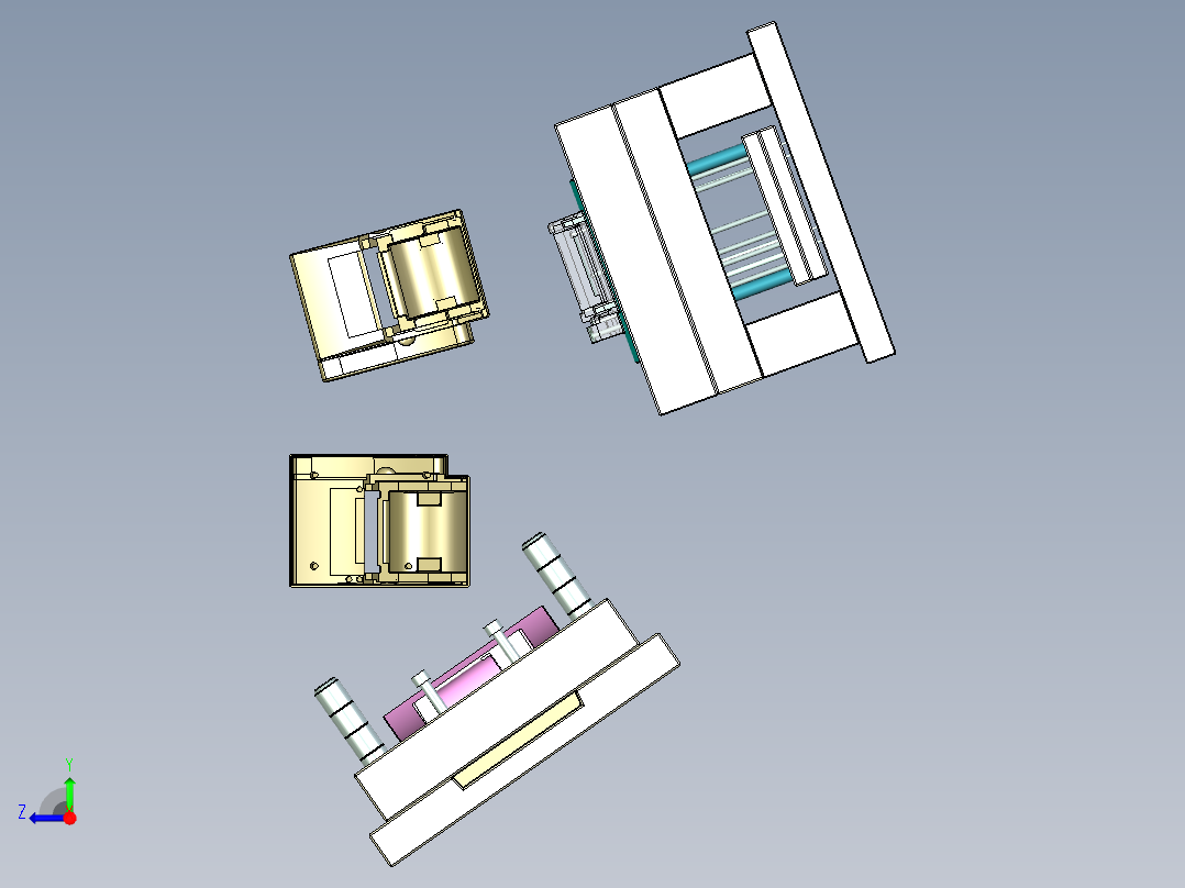 3号模具injection-mold-7右视图