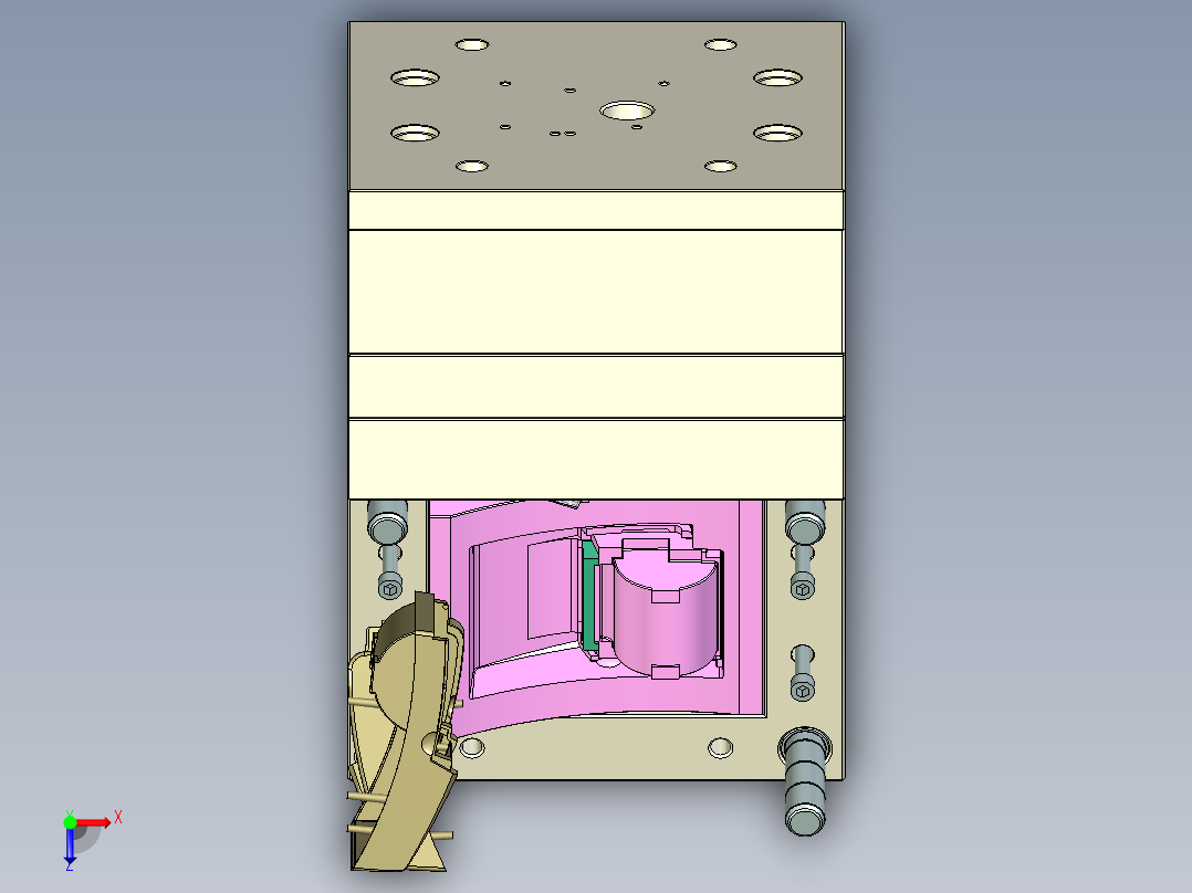 3号模具injection-mold-7俯视图