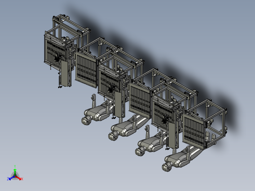 快递人工包装运输线