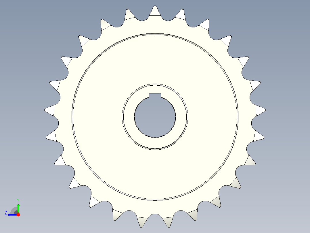 链轮-Sprocket_25-42-20-Y-Y__2_.stp右视图