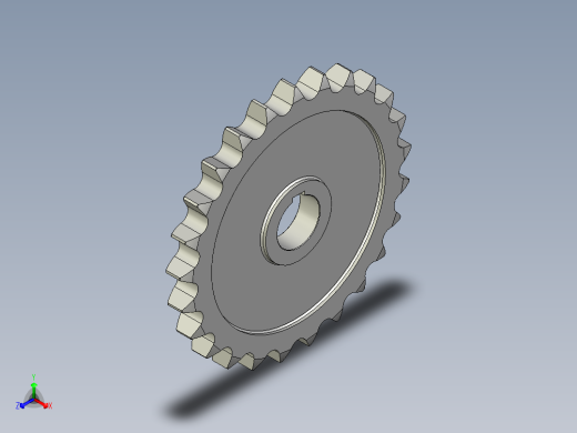 链轮-Sprocket_25-42-20-Y-Y__2_.stp正等轴测缩略图