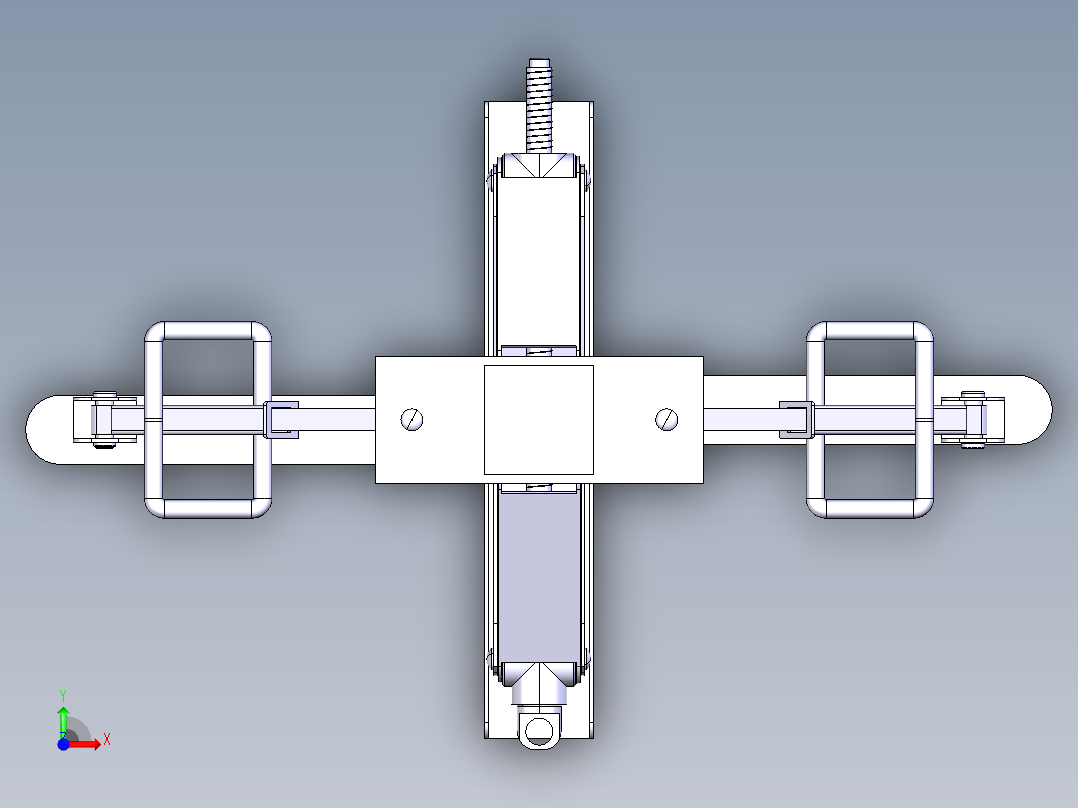 螺旋起重机构前视图