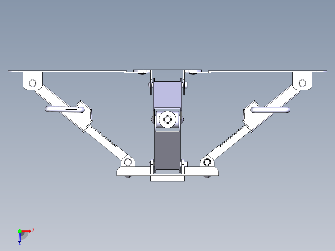 螺旋起重机构俯视图