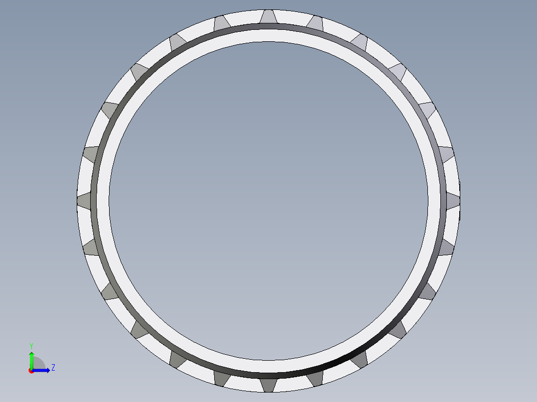 卡套式工业通用硬管接头Progressive_stop_ring_PSR25SX左视图