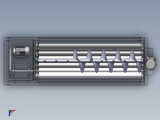 茎类蔬菜去皮机三维SW图纸+文档俯视缩略图