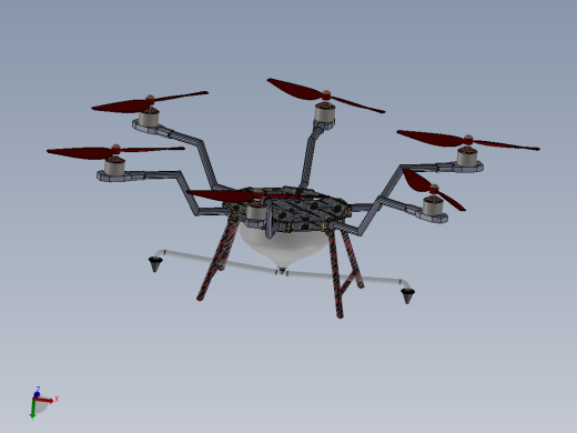 无人驾驶飞机模型三维