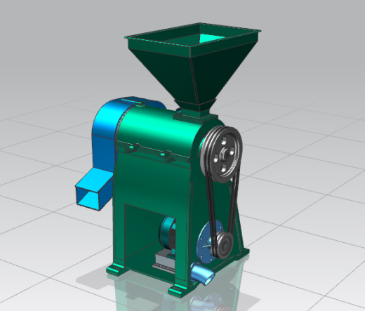 碾米机三维模型UG和SolidWorks缩略图