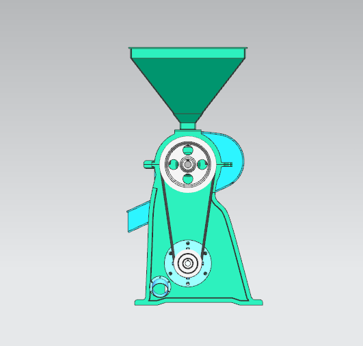 碾米机三维模型UG和SolidWorks