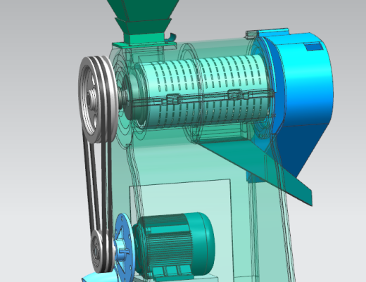 碾米机三维模型UG和SolidWorks缩略图