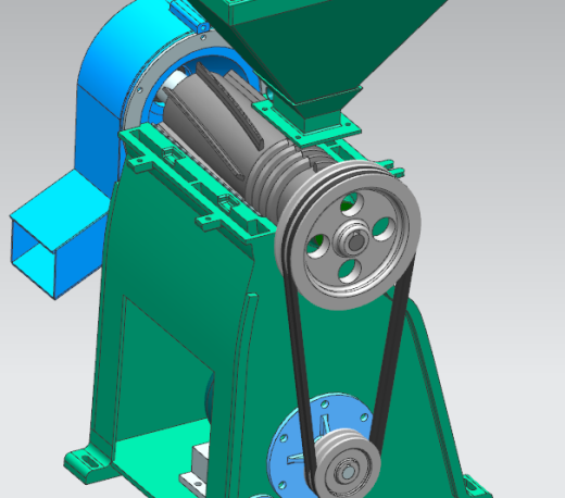 碾米机三维模型UG和SolidWorks缩略图