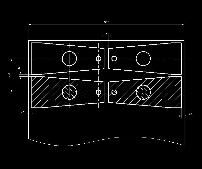 盖板一出二级进模（CAD图+Proe三维）