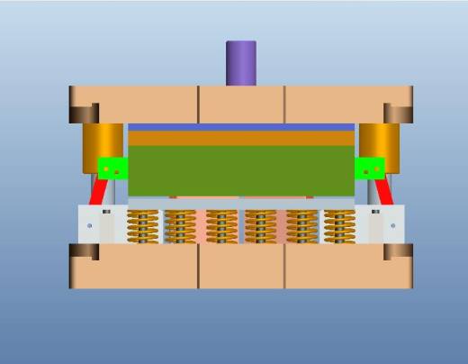 盖板一出二级进模（CAD图+Proe三维）缩略图