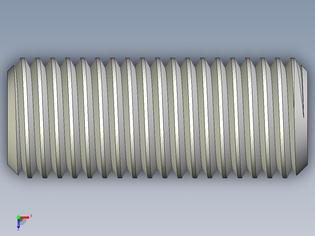 DIN 913-ISO 4026 固定螺钉-M20 L=50.STEP俯视图
