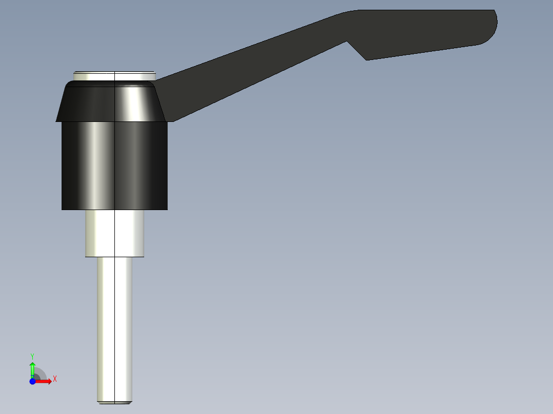 型材-KJN M6X25 CLAMPING LEVER 3842528540前视图