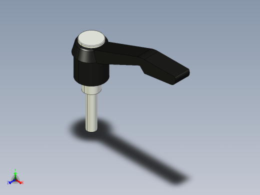 型材-KJN M6X25 CLAMPING LEVER 3842528540正等轴测缩略图