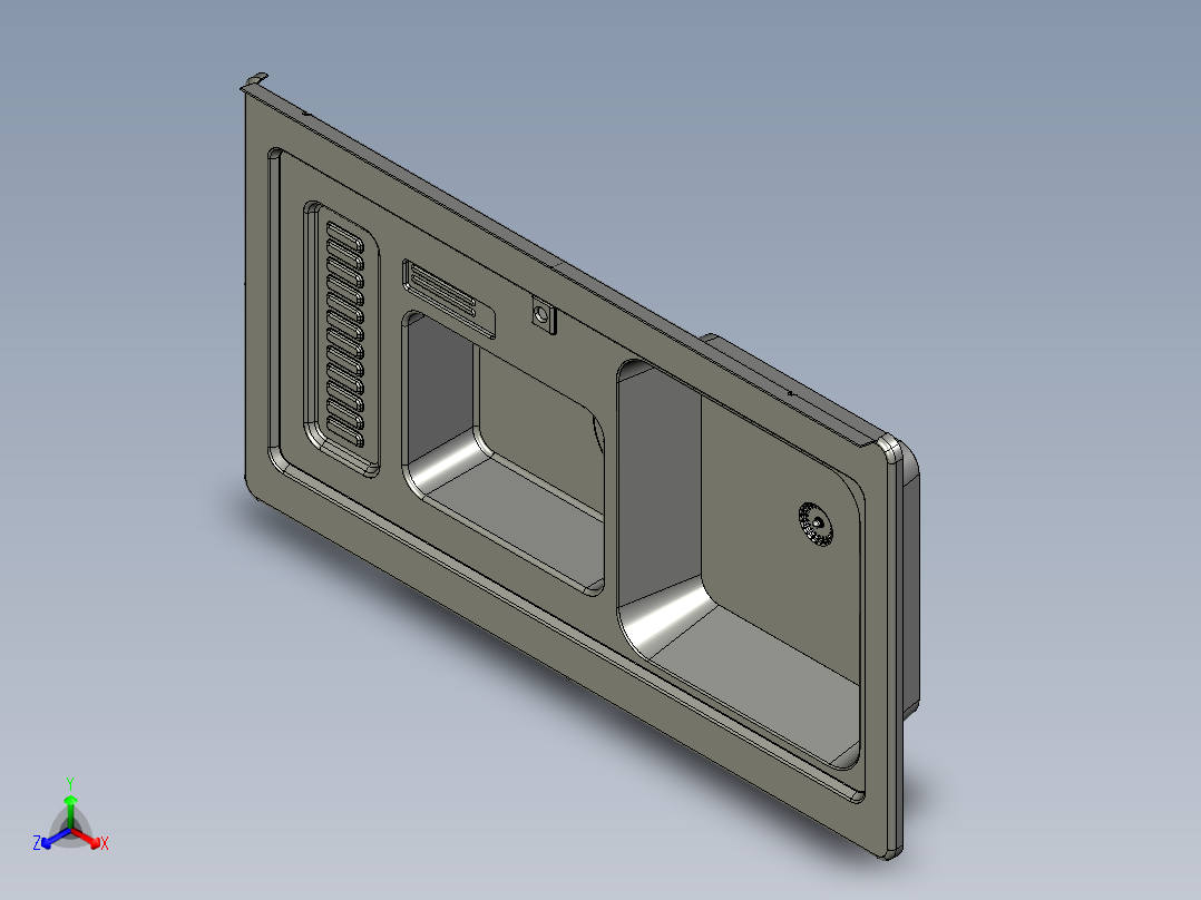 水槽、不锈钢水槽(147)正等轴测图