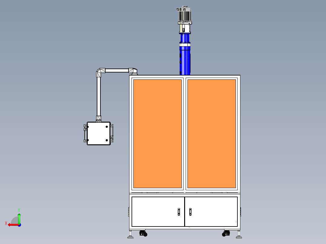 汽车配件自动超声波焊接设备xt后视图