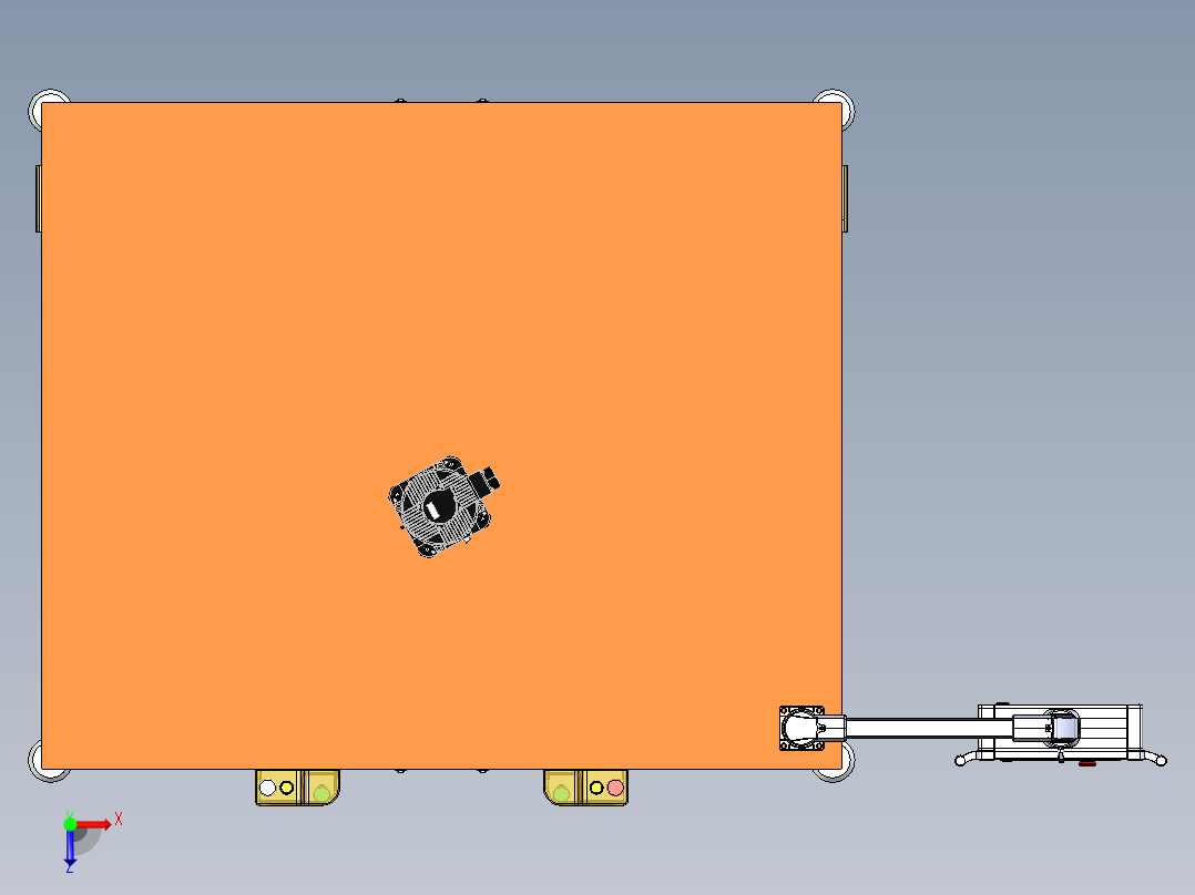 汽车配件自动超声波焊接设备xt俯视图