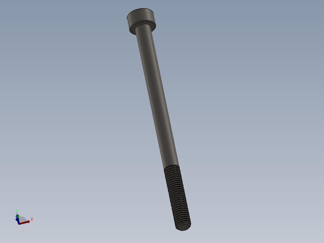 Screw_DIN_912_M5x75_A2.SLDPRT公制内六角螺钉