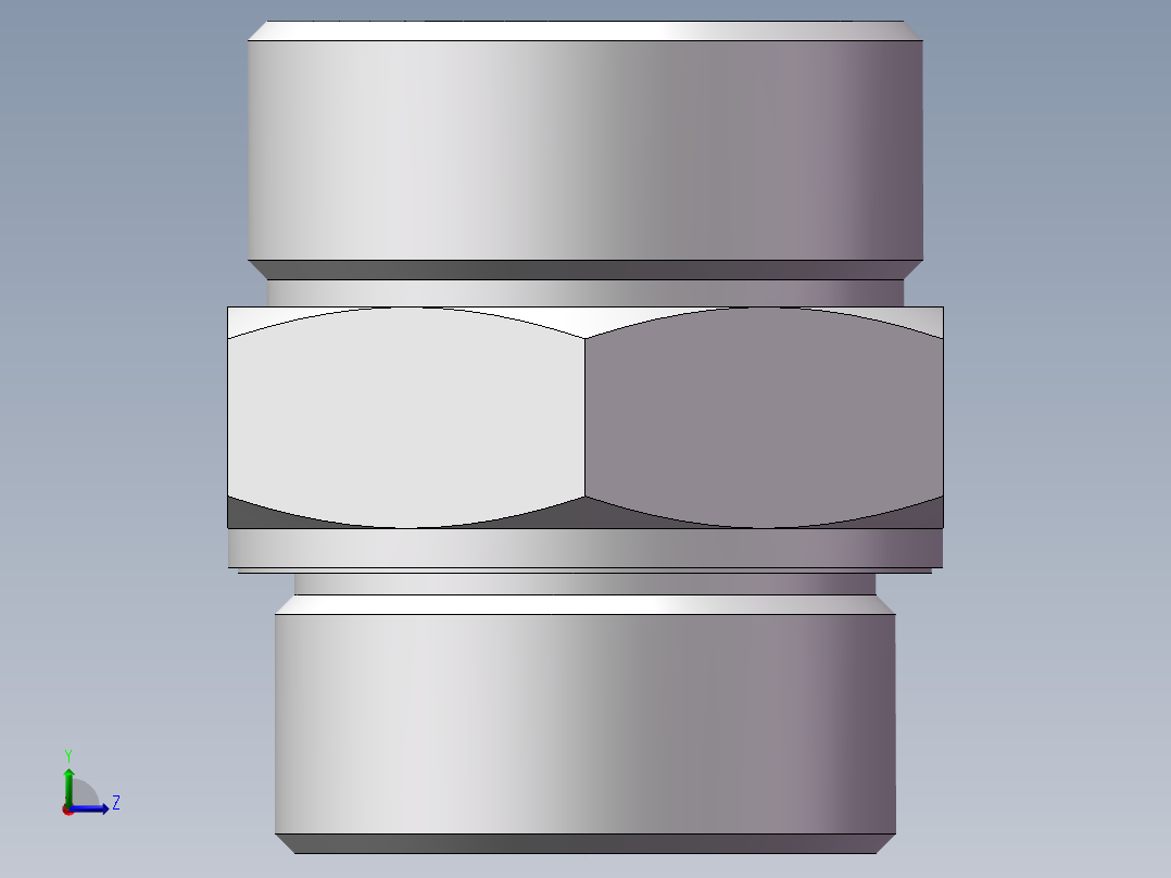 英制管螺纹ED密封、1DB-52-24WD左视图