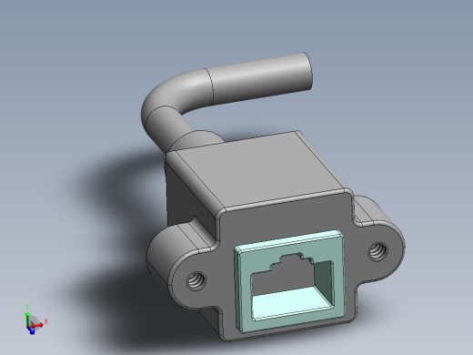 千兆网线延长线带耳朵固定座（5M）
