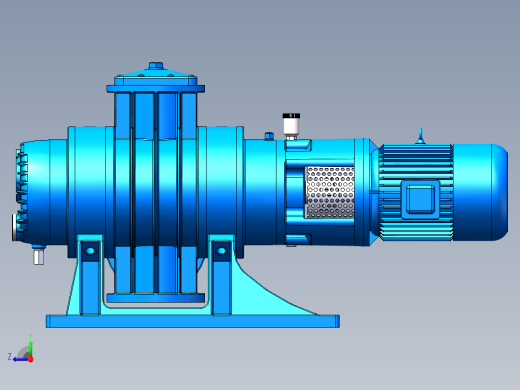 泵、水泵、ZJP-600罗茨真空泵(星光真空)右视缩略图