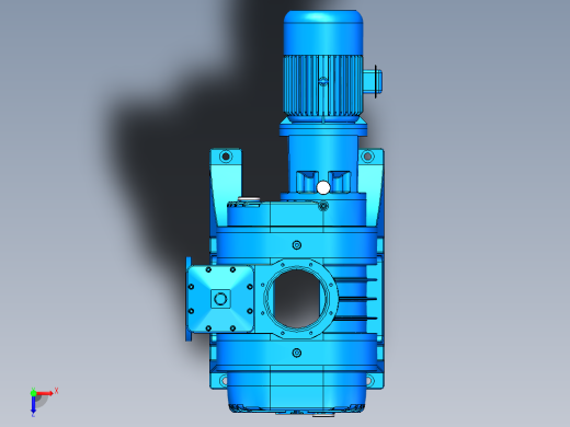泵、水泵、ZJP-600罗茨真空泵(星光真空)俯视缩略图