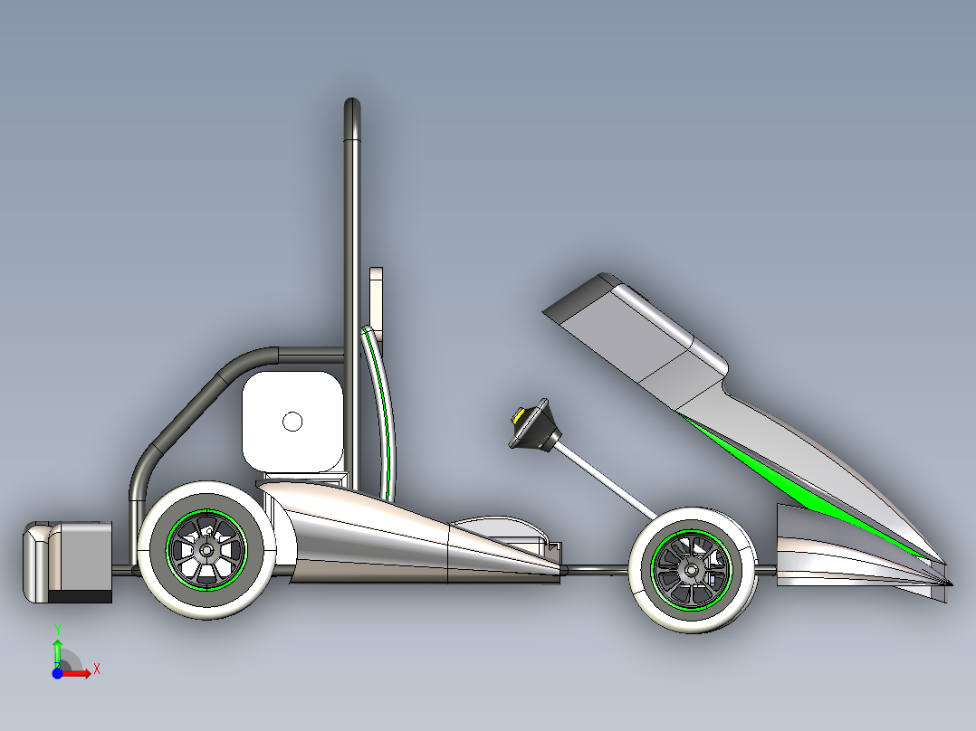 B3003933-电动卡丁车前视图