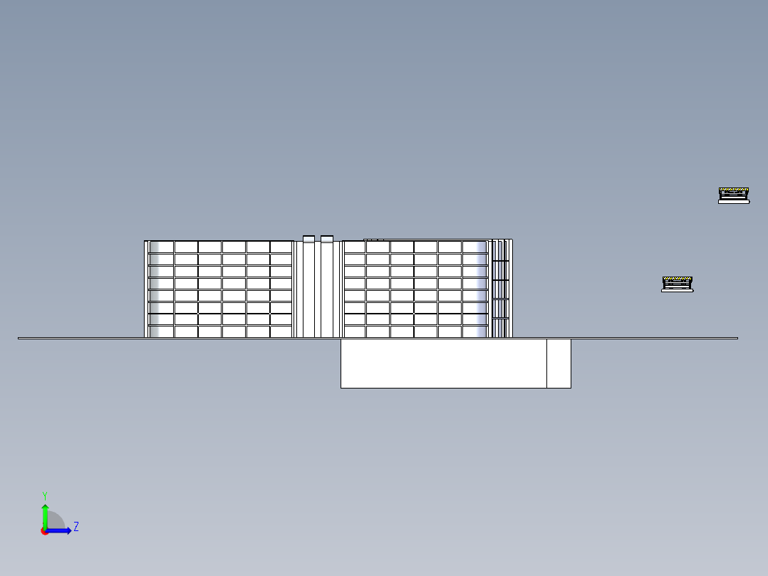 B2004347-亚音速风洞测试段左视图