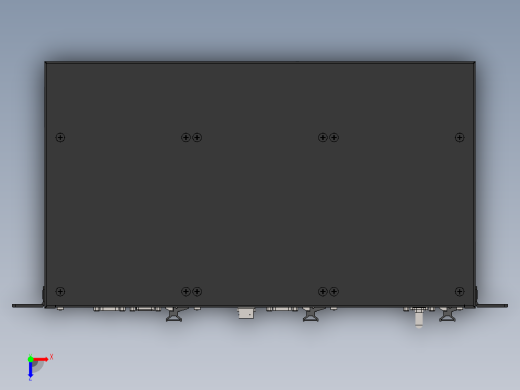 1U×19吋×240mm通用插板箱图纸-- 656294--88俯视缩略图