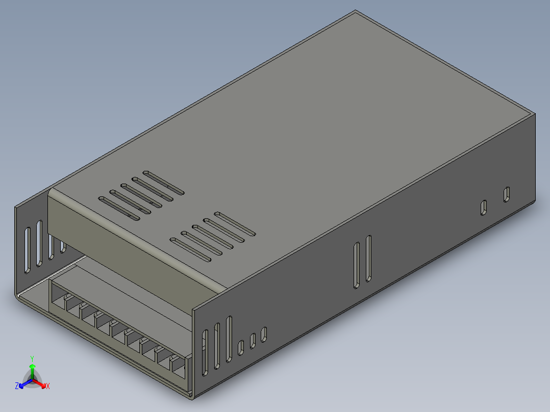 供电工作进行中11正等轴测图