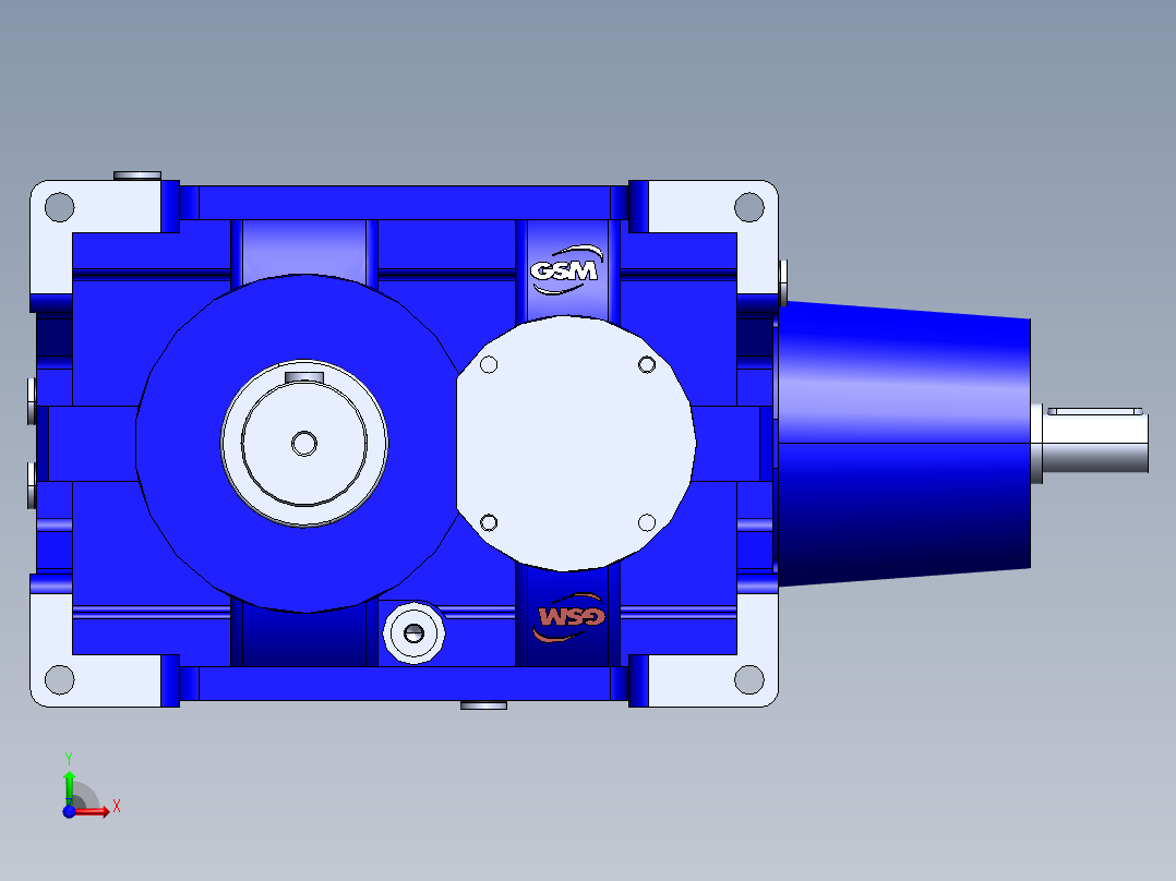 正交电机减速器-RXO 800-STM品牌前视图