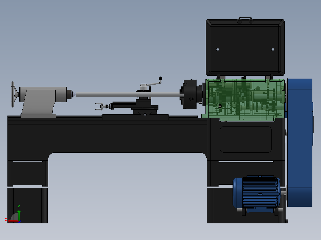 轴承加热器后视图