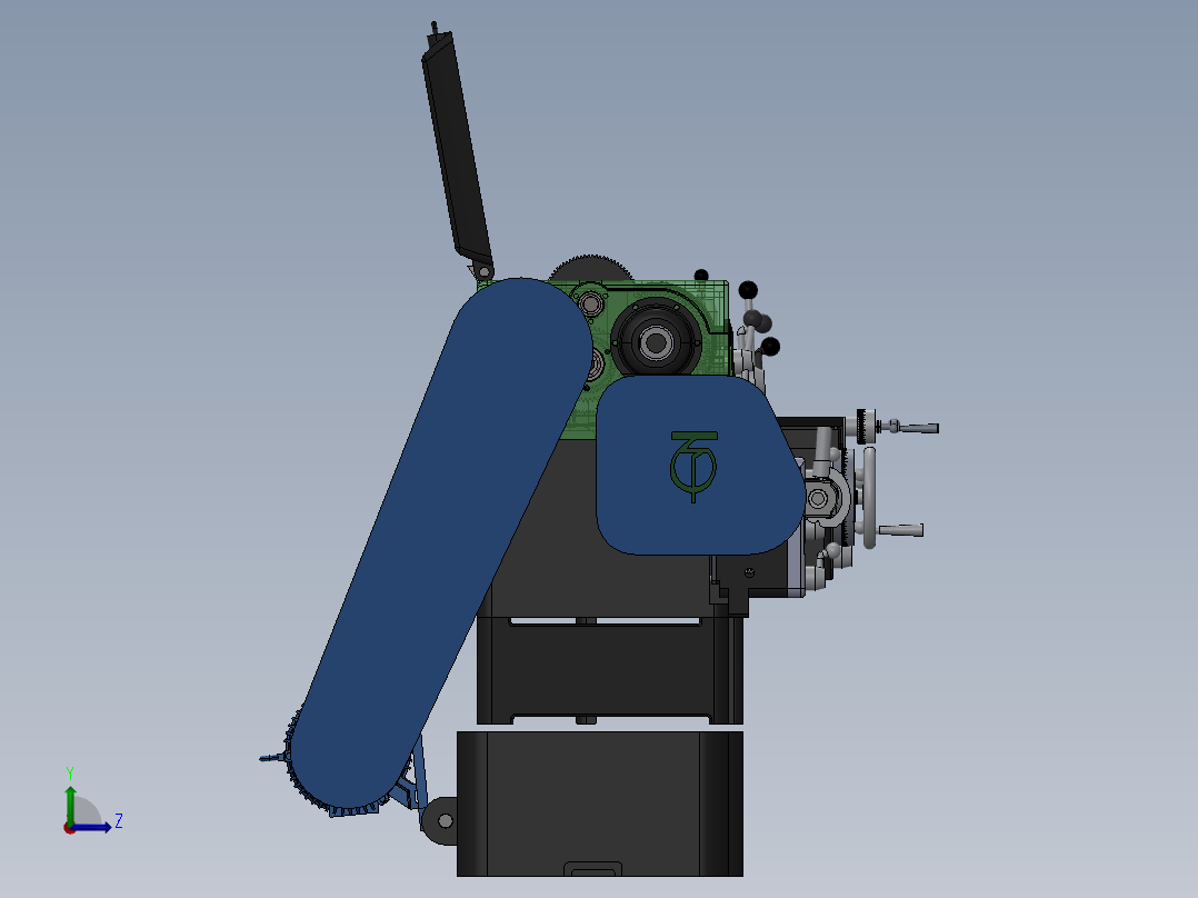 轴承加热器左视图