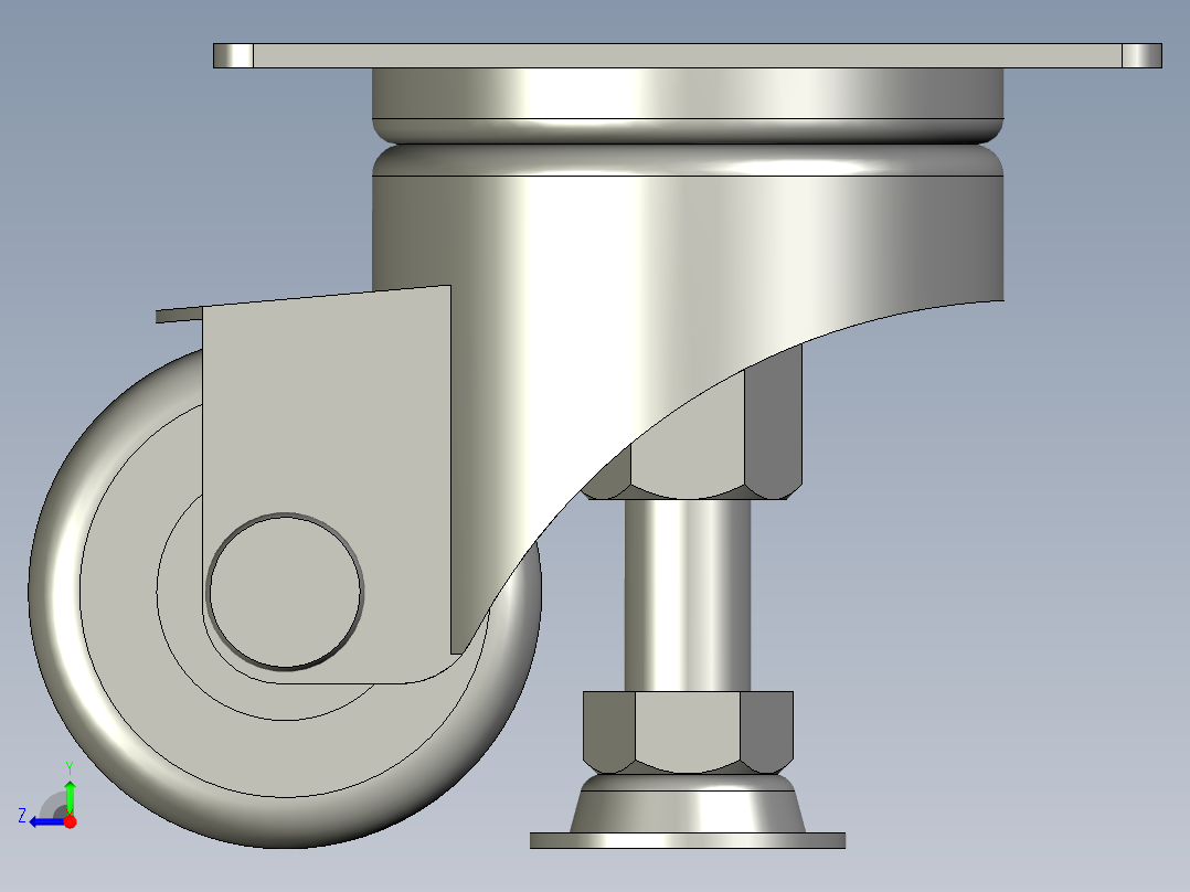 地脚-D65-102右视图