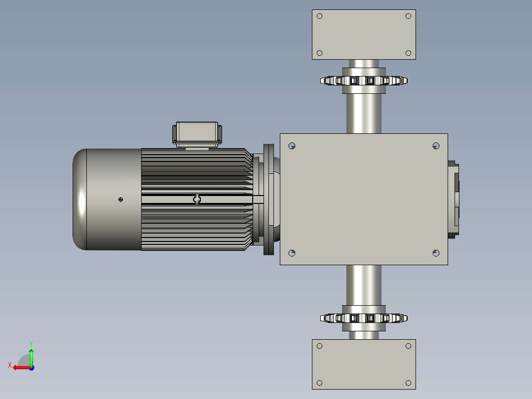 QQ-SLL-00上链轮组件后视图