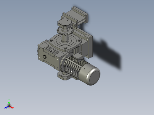 QQ-SLL-00上链轮组件正等轴测缩略图