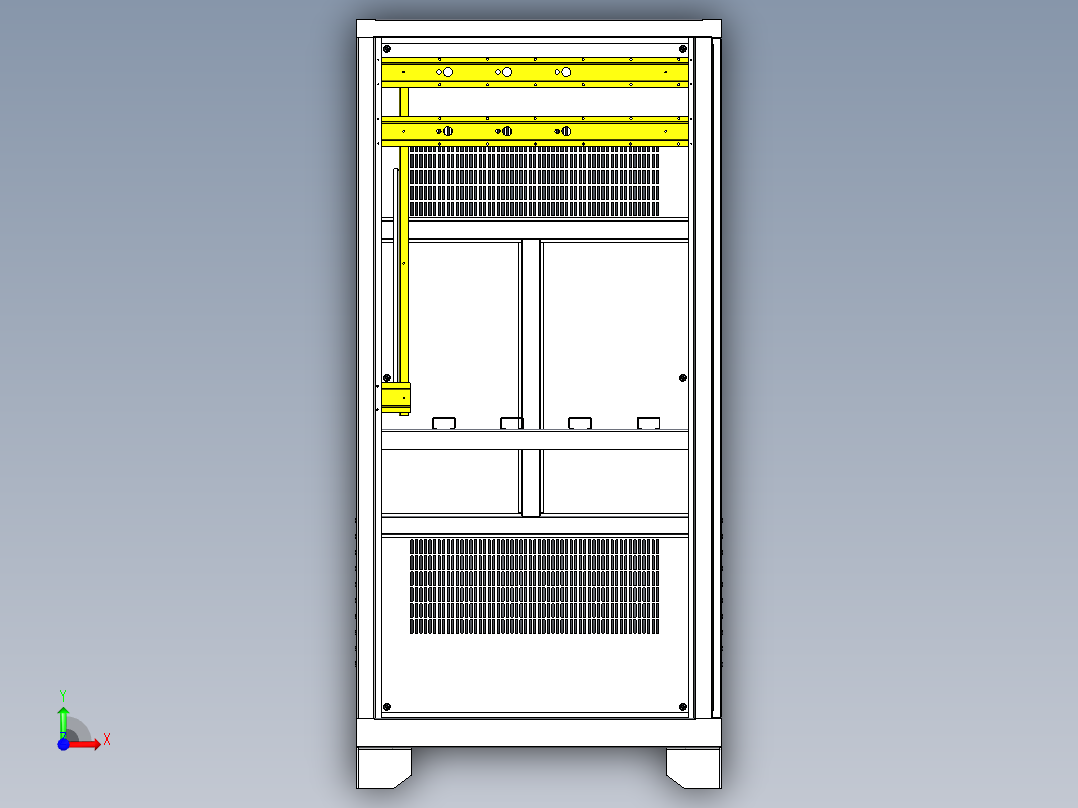钣金稳压箱前视图