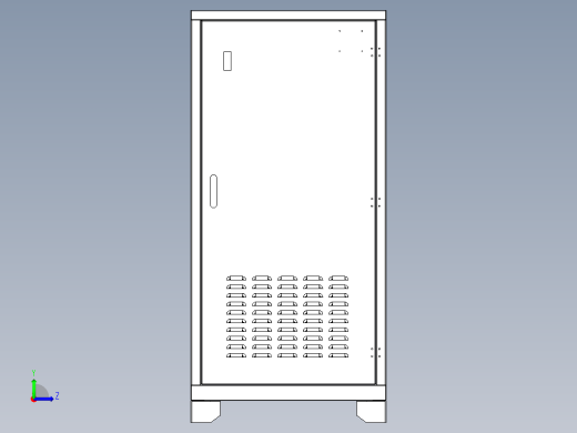 钣金稳压箱左视缩略图