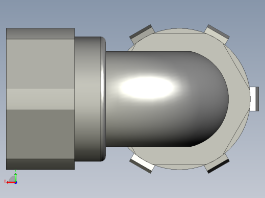 波纹管接头2分之1后视缩略图