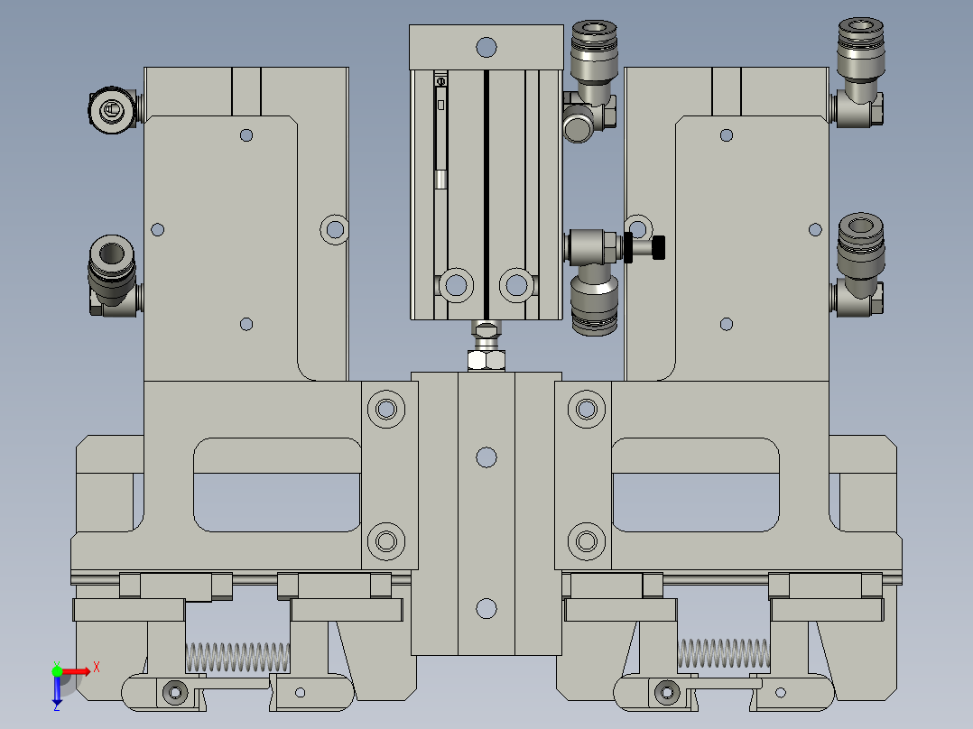 2018SOLIDWORKS0302上升夹线机构俯视图