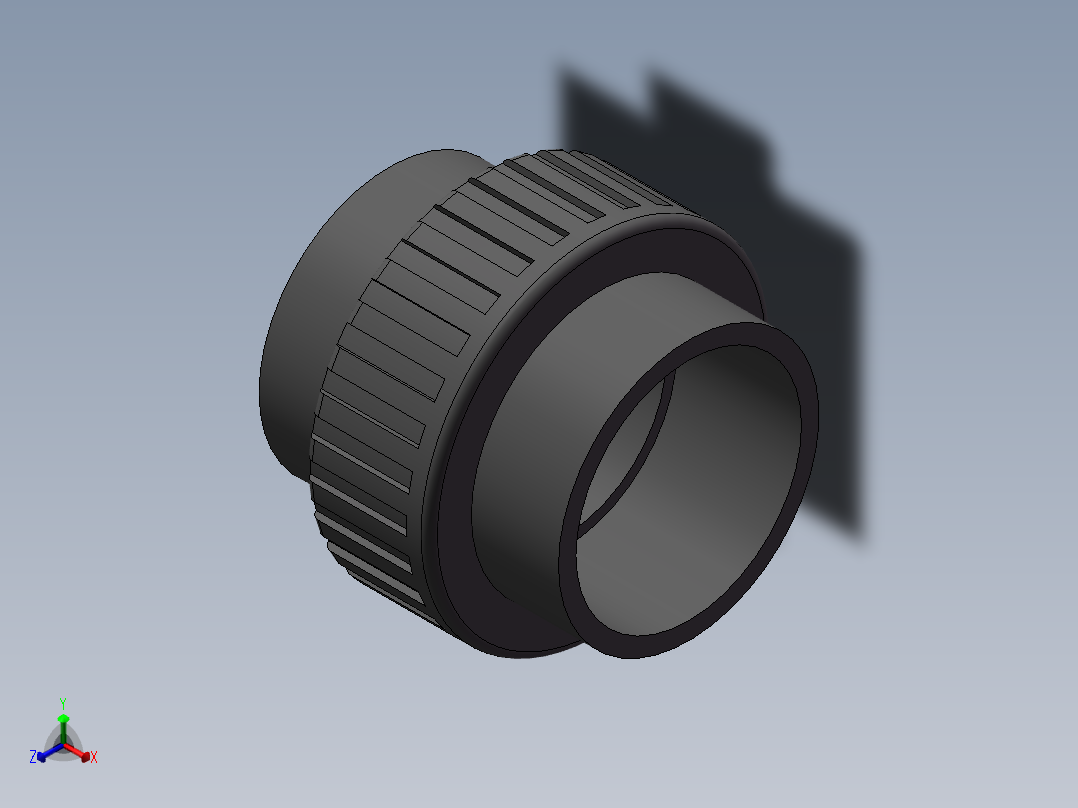 UNION_DN100_PN10_UPVC正等轴测图