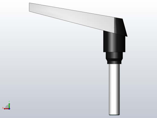 可调位紧定手柄B[AFH-M8-40B]